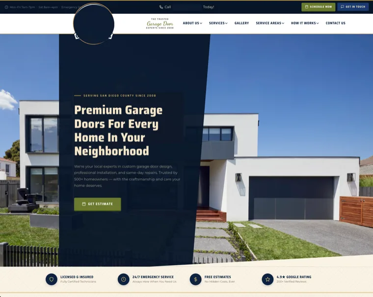 custom-designed business site with unlimited revisions — Custom design, unlimited revisions until it's perfect