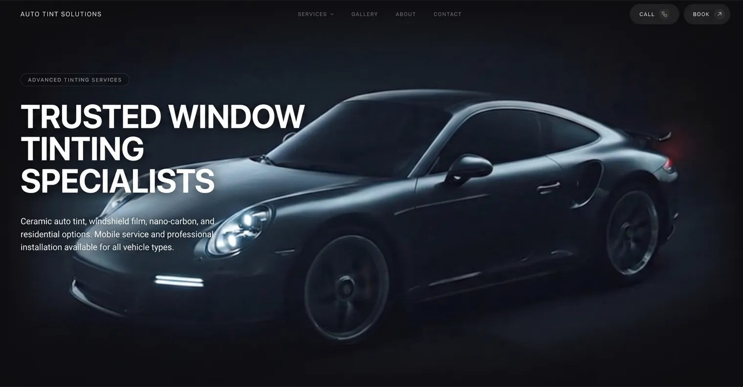 fast hand-coded business site delivered in 7 days — From first sketch to live site in just 7 days